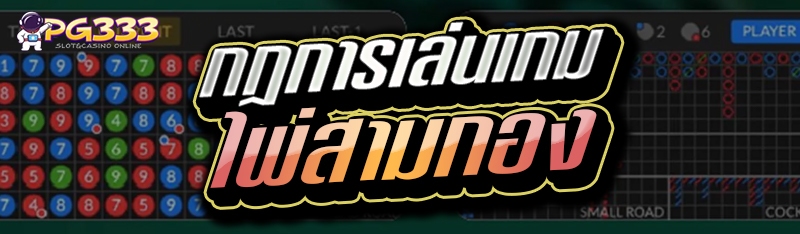 กฎการเล่นเกมไพ่สามกอง